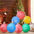 thumbnail image 2 of Bolas inflables de PVC para decoración navideña al aire libre, 66 x 55 cm, bolas grandes para decorar árboles de Navidad, bolas de juguete para decorar el hogar, 2 of 5