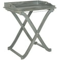 thumbnail image 2 of Safavieh Covina Outdoor Tray Table w/ Removable Top - Ash Grey, 2 of 7