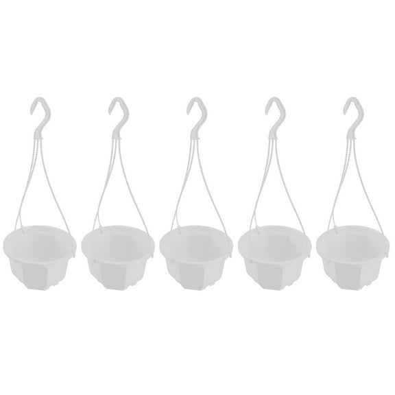 FRCOLOR 10 Pcs  Hanging Flower Pots Plastic Orchid Pots Pendant Chic Suspended Flowerpots