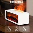 thumbnail image 3 of Fireplace Aroma Essential Oil Diffuser, 150ml Ultrasonic Humidifier, Scent Aroma Diffuser with Remote Control & Timer for Home, Bedroom, Office, Yoga, 3 of 7