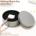 thumbnail image 3 of Esponja limpiadora de brochas de maquillaje Brvlsoc, paquete de 2 unidades con funda de viaje, 3 of 7