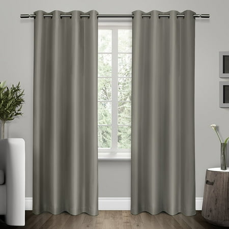 UPC 642472004041 product image for Exclusive Home Curtains 2 Pack Shantung Faux Silk Thermal Grommet Top Curtain Pa | upcitemdb.com