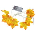 thumbnail image 2 of Xihbxyly Luces de Hoja de Arce para Acción de Gracias, Cadena a Pilas, Modo Intermitente y Estable, Decoración de Jardín Exterior, Ideal para Bodas y Fiestas, 3 M de Largo, 20 Led, 2 of 5