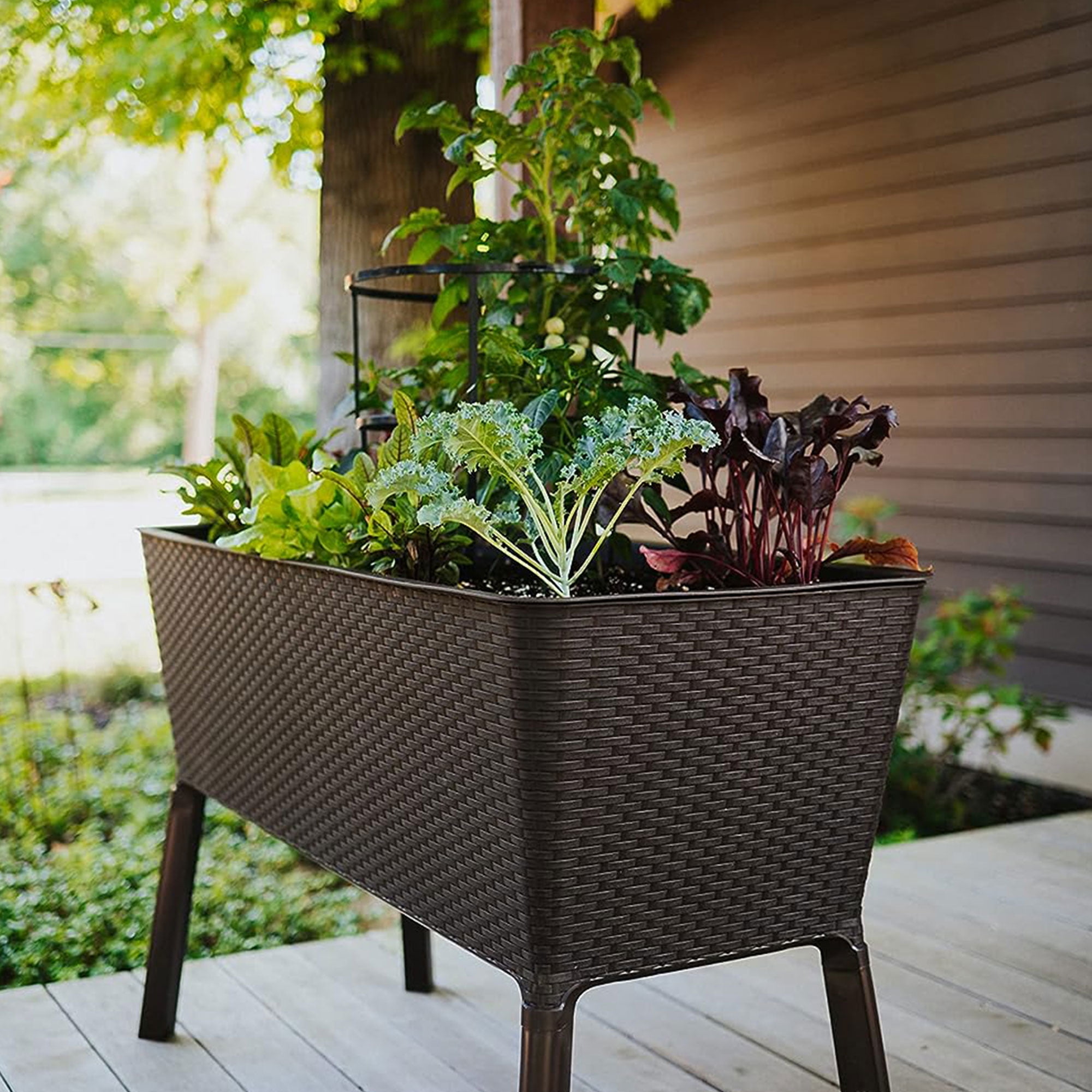 Polymer Outdoor Products 19.5" L x 44.5" W x 29.75" H Raised Garden Bed
