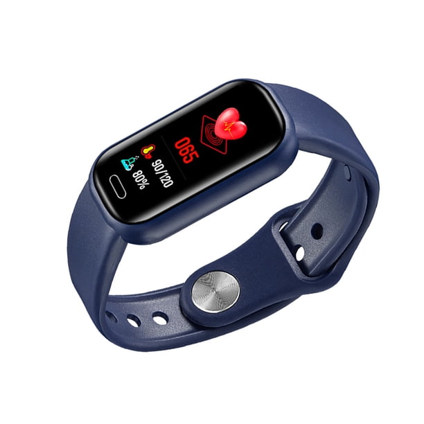 Tholdsy Reloj deportivo de presión arterial Reloj de con control táctil de sangre 4.0 compatible con Bluetooth Relojes inteligentes azul