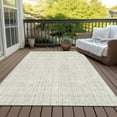 thumbnail image 6 of Addison Rugs Chantille Indoor/Outdoor Transitional Stripes Ivory Washable Rectangle Rug, 5' x 7'6", 6 of 6