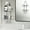Silver, variant on AUHomi 3 Tier Hanging Shower Organizer, Over Head Shower Caddy, Bathroom Shower Storage Rack Basket with Hooks for Sponge or Towels, No Drilling & Rustproof, Silver