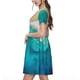 thumbnail image 2 of Fotbe Beach Vestido Largo de Moda para Mujer, Vestido Tipo Camiseta con Manga Corta y Estilo Casual a Rayas y Bloques de Color, 2 of 6