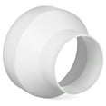thumbnail image 1 of RUNROTOO Duct Reducer Air Duct Adapter Ventilation Connector Tapered Design For Efficient Airflow Easy Installation, 1 of 8