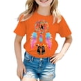 thumbnail image 2 of Godom Girls Shirts Short Sleeve Graphic Cotton Kids Tshirts Clothes Summer Tops T-Shirt, 2 of 6