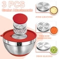 thumbnail image 3 of Juego de cuencos para mezclar Umite Chef de acero inoxidable 5, 4, 3.5, 2, 1.5 L, 3 of 8