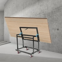1000lbs Plywood Panel Dolly Trolley Truck with 4 Swivel Wheels, Heavy Duty Tilting Panel Carts for Factories