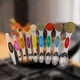 thumbnail image 5 of Juego de Cucharas medidoras magnéticas Sunnimix 9 Paquete Apilable multicolor, 5 of 8
