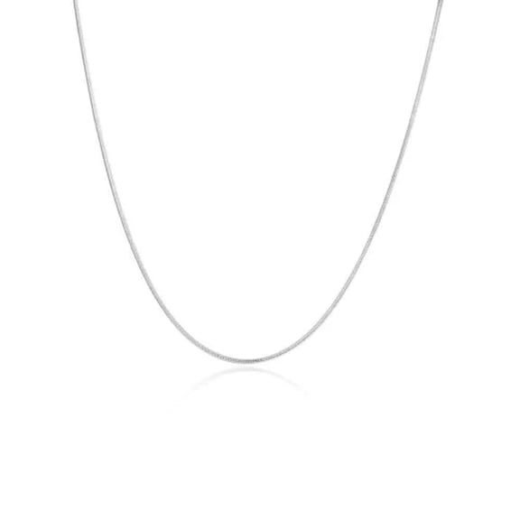 QQTDFG Sterling Silver Plated Necklace Chain Lobster Clasp B364-16