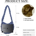 thumbnail image 3 of LinYooLi Quilted Tote Bag for Women, Soft Puffer Tote Bag Lightweight Designer Cloud Pleated Hobo Bags with zippers, 3 of 7