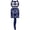 Blue, variant on Kit-Cat Klock Limited Edition Boysenberry Lady with Pearl Necklace & Eyelashes - Cat Clock with Moving Eyes and Tail Wall Clock