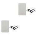 thumbnail image 1 of ZheElen Boîtier Compact USB 0 pour Ordinateurs Portables Fiable et Polyvalent Blanc 12x7.6x1.3cm 2Set, 1 of 6