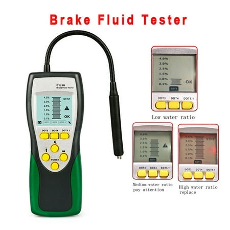 Brake Fluid Tester Oil Inspection Detector 2.2'' LCD DOT3 DOT4 DOT5 Goose