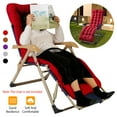 thumbnail image 2 of Moclever Rocking Chair Cushion 67x22in Recliner Cushion Sofa Mat for Indoor Outdoor, Red, 2 of 10