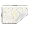thumbnail image 3 of YFYANG Washable Heat-Resistant Placemats, 70% PVC/30% Polyester, Yellow Line Graffiti Kitchen Table Mat, 12" x 18" 1 Piece, 3 of 6