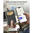 thumbnail image 3 of Extrelife Wallets for Men with Apple Find My, Genuine Leather Slim Bifold Mens Wallet RFID Blocking, Holiday Gifts for Men, 3 of 10