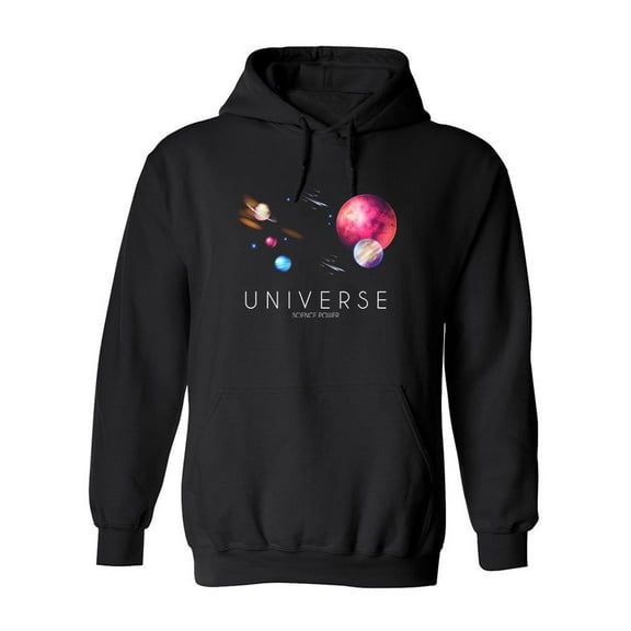 Universe, Science Power Hoodie Men -Image by Shutterstock, Male Large