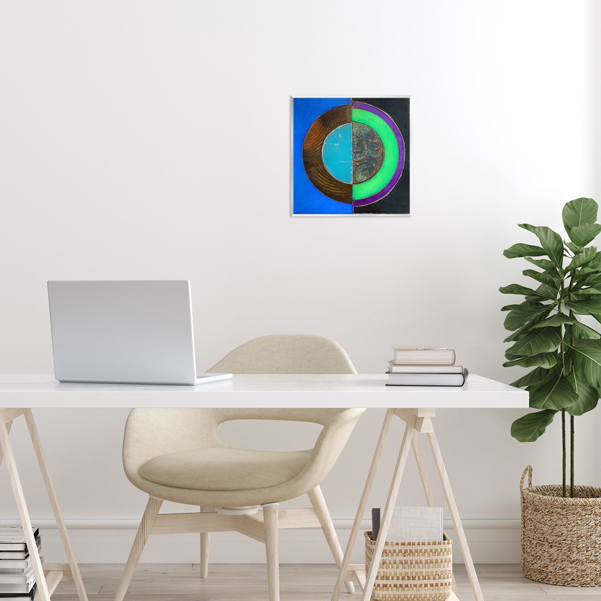 Stupell Industries Nocturnal Circle Symmetry Wall Plaque Art, design by Matthew Finger