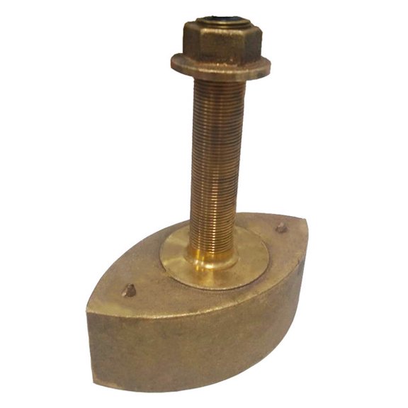 Echonautics Transducer 1kW Medium CHIRP Bronze Thru Hull