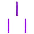 thumbnail image 2 of WDOplteas Barra LED Tubo Intermitente Esponja Suministros para Fiestas Bodas Y Festivales (púrpura) 3 Uds., 2 of 7