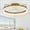 Gold, variant on 20" White Flush Mount Ceiling Fan with Dimmable Led Light, 6-Speed Reversible Blades with APP Control and Remote