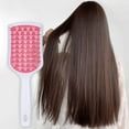 thumbnail image 5 of Detangling Hair Brush for Curly Hair Comfortable Vented Hair Detangler Brush White, 5 of 8