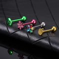 thumbnail image 4 of WASOLIE 4Pcs 14G Stainless Steel Tongue Rings Barbells Mix-color Body Piercing Jewelry, 4 of 6