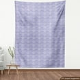 thumbnail image 3 of Ambesonne Lilac Fabric by the Yard Upholstery, Classical Damask, 1 Yard, Lavender and White, 3 of 4