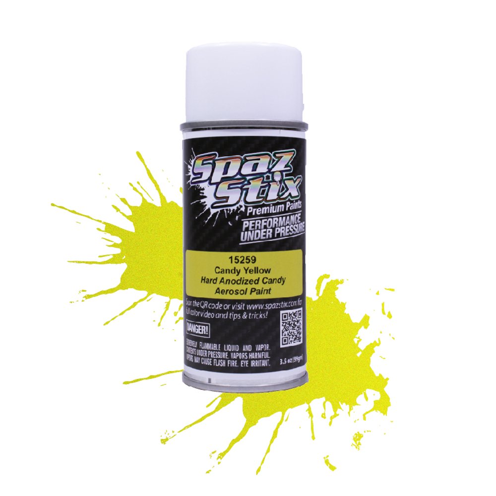 Spaz Stix Candy Yellow Aerosol Paint 3.5Oz