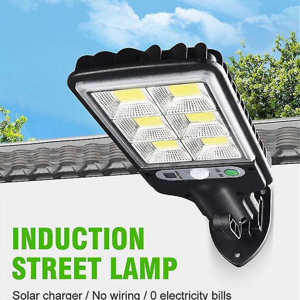 Nuevo Farola Solar para exteriores, Sensor impermeable, luz de jardín, soporte giratorio, luz