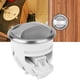 thumbnail image 4 of Botón de interruptor de plástico ABS, Panel de trefilado de acero inoxidable, accesorio de cerradura de puerta para baño, casas rodantes, comedor, coche, yate, plateado, 4 of 5