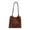 Brown, variant on Coffee Brown Women's 2025 Spring Fashion Casual Shoulder Tote Bag - Large-Capacity for Work Commutes & Daily Leisure