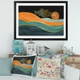 thumbnail image 3 of Designart 'Abstract Nature Sea Sun Sky Mountain Landscape' Modern Framed Art Print, 3 of 4