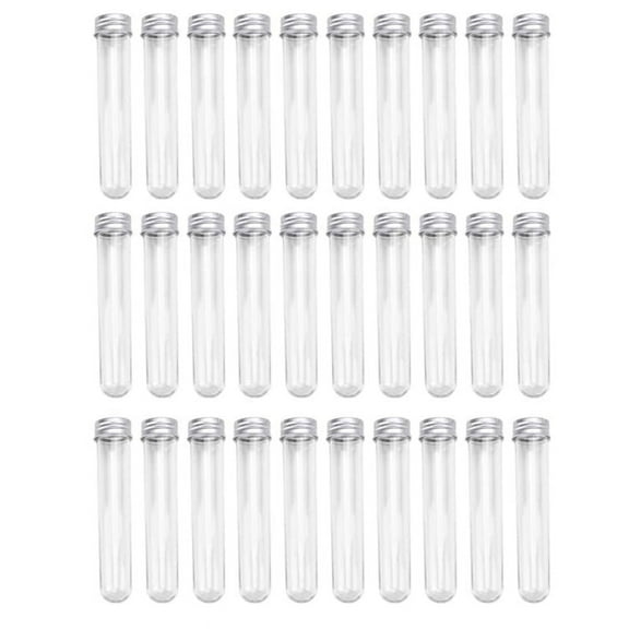 30 PCS Tubes 45Ml Plastic Tubes Single Tubes with Lids Sample Storage Tube Transparent Tubes Set