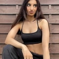thumbnail image 5 of Backless Sports Bra, Sexy Push Up Sports Bra, Crossback Bustier, Women's Padded, Gym Top Without Underwire, 5 of 5