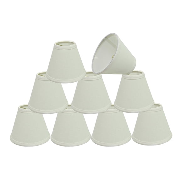 Aspen Creative Corporation 6'' Linen Empire Candelabra Shade (Set of 9)
