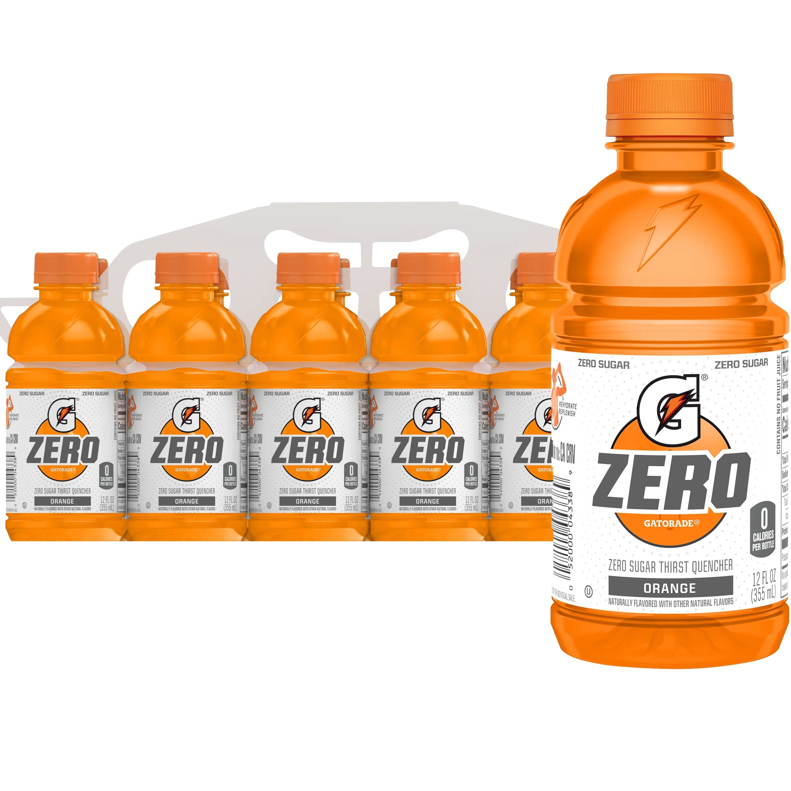 Gatorade Zero Sugar Apple Burst Sports Drink, 12 fl oz, 12
