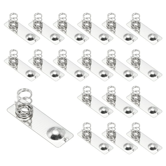 AA Battery Contact Spring Plates, 24 Pcs 29 mm x 11mm Terminal Contacts