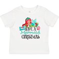 thumbnail image 3 of Inktastic Have a Mermaid Christmas with Crab and Seashell Boys or Girls Baby T-Shirt, 3 of 5