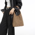 thumbnail image 5 of HUISZJ Stylish Studded Shoulder Bag, rendy Shoulder Bag, Large Capacity Tote Handbag for Women Work Shopping Travel (Brown), 5 of 10