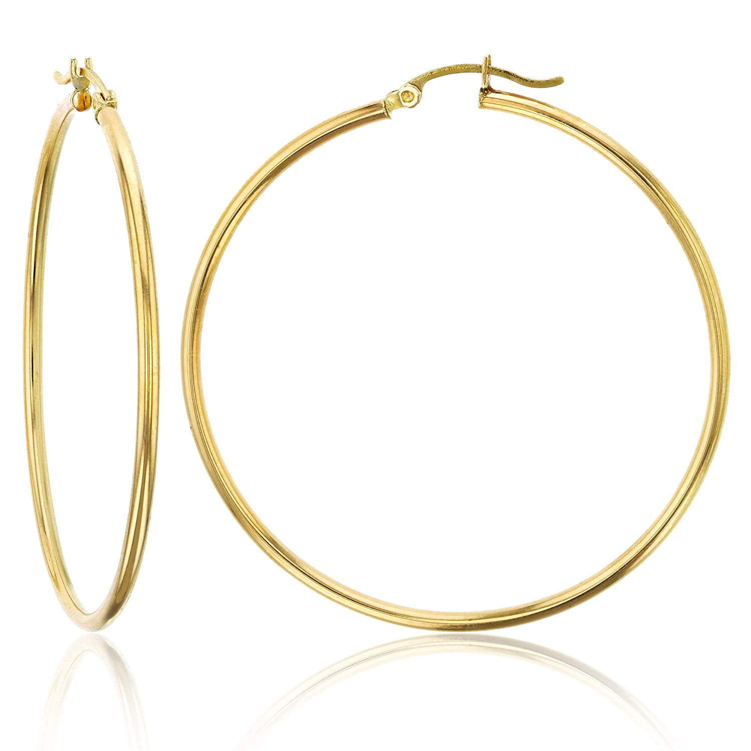 2mm thick hoop earrings