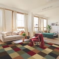 thumbnail image 5 of Ottomanson Non-Slip Area Rug for Living Room 7'10" x 9'10" Durable Low Profile Carpet, Multicolor, 5 of 8