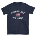 thumbnail image 1 of Morris Plains New Jersey Patriot Men's Cotton T-Shirt, 1 of 1