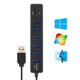 thumbnail image 3 of Matsuzay USB Hub 2,0 Multi USB 2,0 Hub USB Splitter alta velocidad 6 puertos Hub TF lector de tarjetas todo en extensión de computadora Hub Type6 NO6, 3 of 6