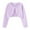 style-04 Purple, variant on Kogui Cardigan for Toddler Girl Little Girls Knit Long Sleeve Button Closure Bolero Cardigan Shrug Ruffle Design Size 7-8 (White,7-8 Years)